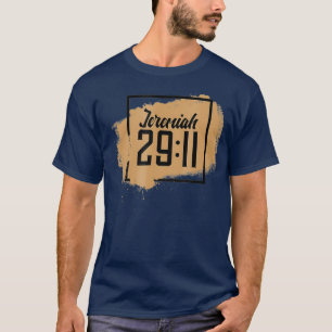 Camiseta Citação Cristã de bíblia Verse Jeremiah 2911 P