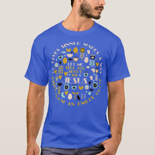 Camiseta Citação Cristã Deixe-Me Falar Sobre Meus Jesus Ins