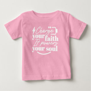 Camiseta Citação Cristã Motivacional – Carregue Sua Fé