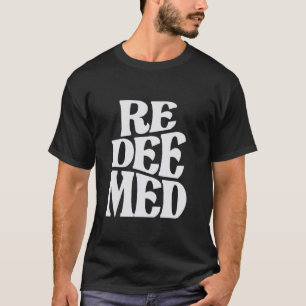 Camiseta Citação Cristã Resgatada - Fé e Redenção