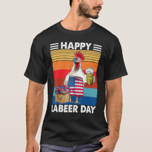 Camiseta Citação da Bandeira dos EUA do Dia do Trabalho da