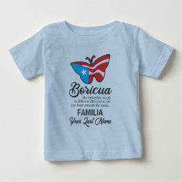 Camiseta Citação da Borboleta do Sinalizador da Família Por