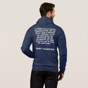 Camiseta Citação da Constituição da Águia Careca Marbury v 