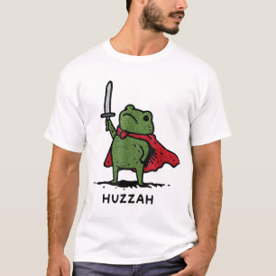 Camiseta Citação da Espada do Cavaleiro do Sapo Huzzah
