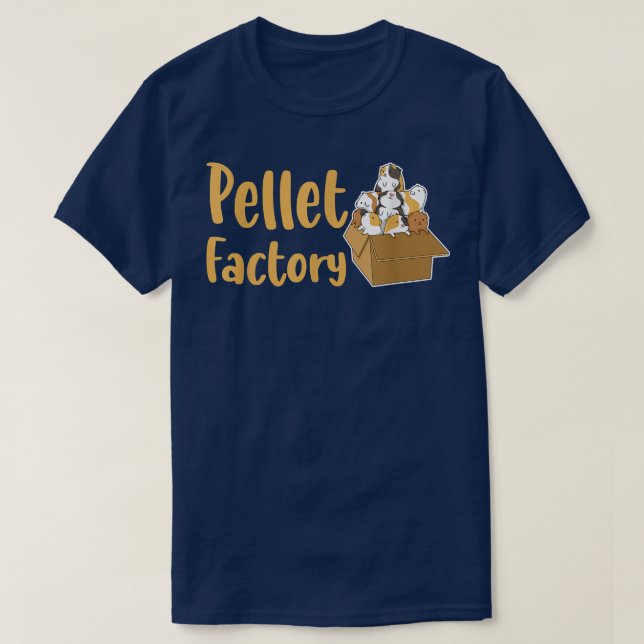 Camiseta Citação da Fábrica do Pellet para um Nerd de Porco (Frente do Design)