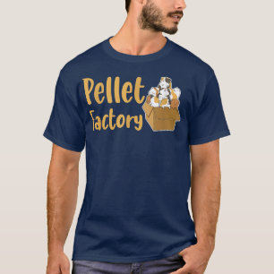 Camiseta Citação da Fábrica do Pellet para um Nerd de Porco