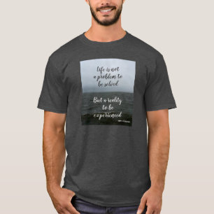 Camiseta Citação da Filosofia de Kierkegaard