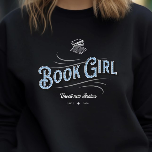 Camiseta Citação da Garota do Livro para Leitores (Criador carregado)