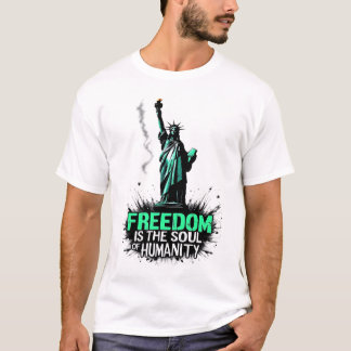 Camiseta Citação da liberdade