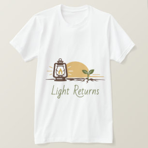 Camiseta Citação da Luz que Traz Esperança