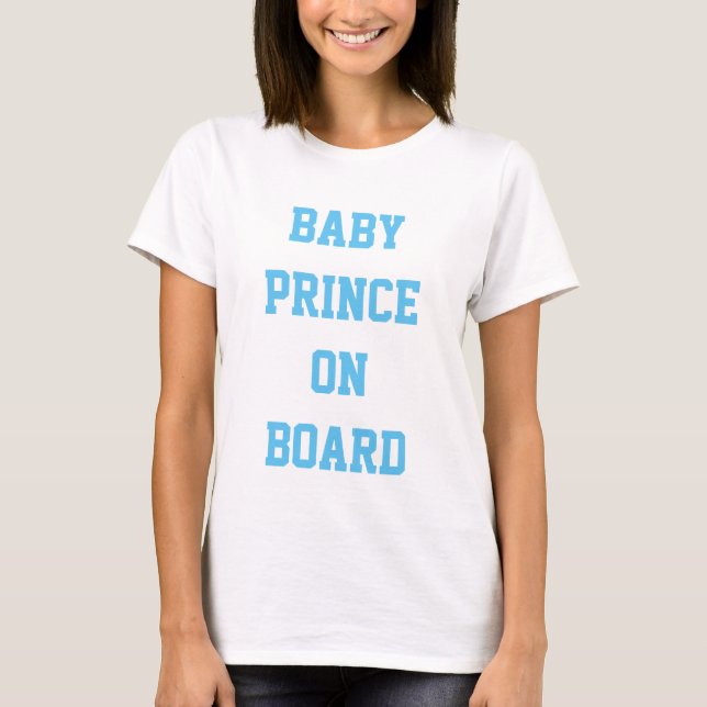 Camiseta Citação da princesa do bebê no conselho (Frente)