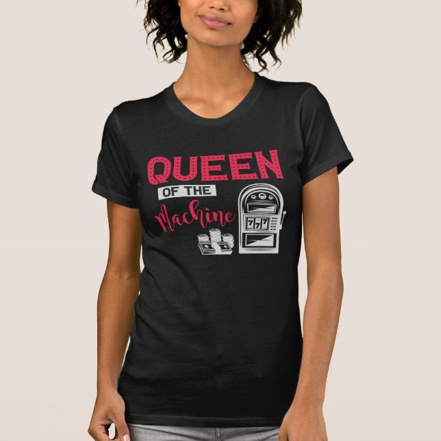 Camiseta Citação da Rainha do Jogo da Rainha do Jogo (Frente)