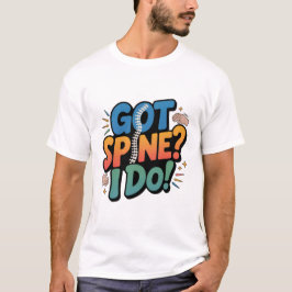 Camiseta Citação da Saúde Humor Spine do Chiropractor