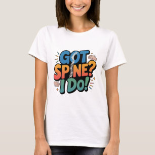 Camiseta Citação da Saúde Humor Spine do Chiropractor