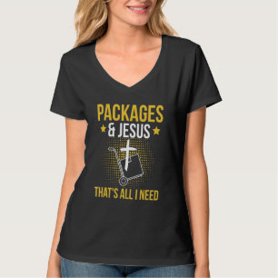 Camiseta Citação Da Transportadora De Correio Para Uma Tran