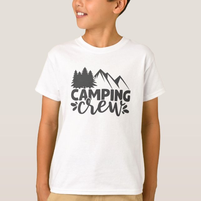 Camiseta Citação das Montanhas de Aventura Legal da Tripula (Frente)