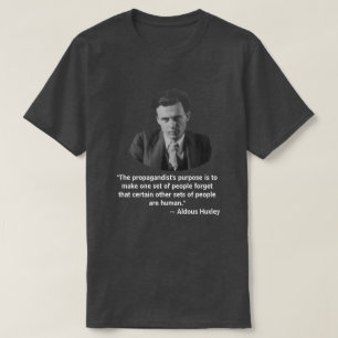 Camiseta Citação de Aldous Huxley