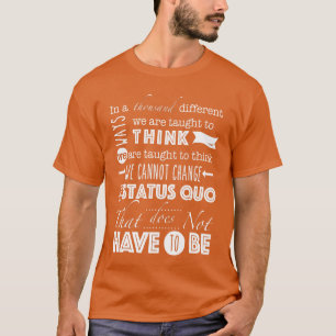 Camiseta Citação de amigos do Status Quo