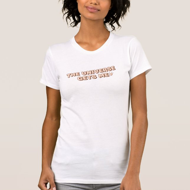 Camiseta Citação de Amor Cósmico do Universo (Frente)