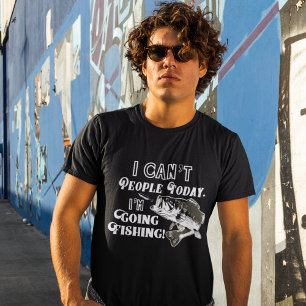 Camiseta Citação de Anglas do Esporte de Pesca Funny Bass E