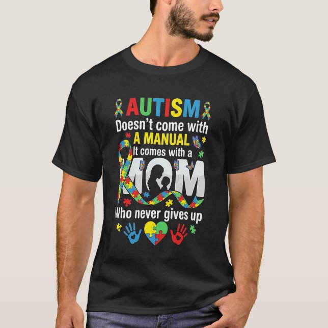Camiseta Citação de Apoio à Fita de Quebra-cabeça de Consci (Frente)