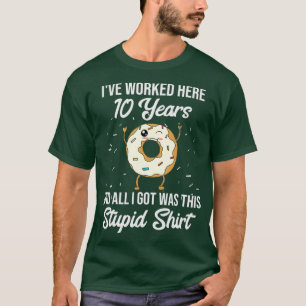 Camiseta Citação de Apreciação do Aniversário de Traba