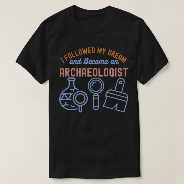 Camiseta Citação de Arqueologia, Curso de Arqueologia7 (Frente do Design)