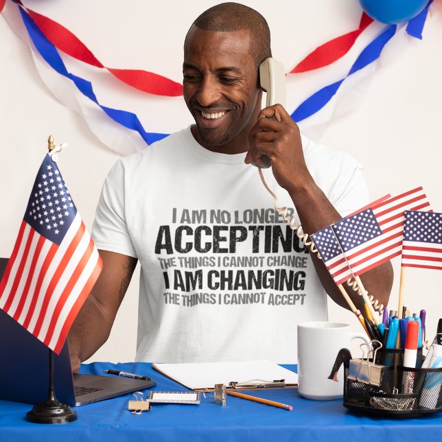 Camiseta Citação de ativista político inspirador sobre muda (Criador carregado)