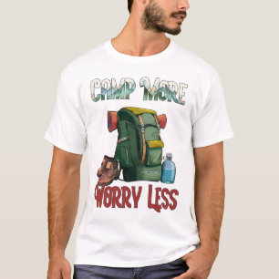 Camiseta Citação de Backpack de Campanha