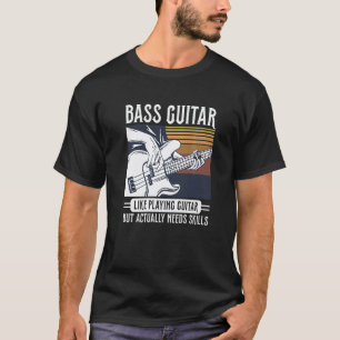 Camiseta Citação de Baixo para um Baixista