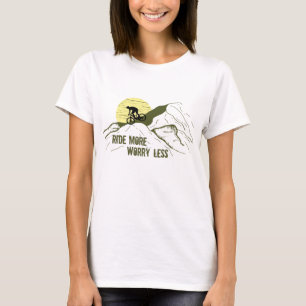 Camiseta citação de bicicleta de montanha descida