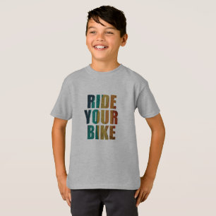 Camiseta Citação de bicicleta de montanha motivadora