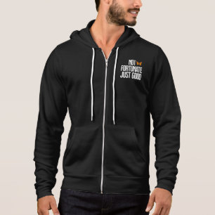 Camiseta Citação de Borboleta Monarca Não Afortunado Apenas