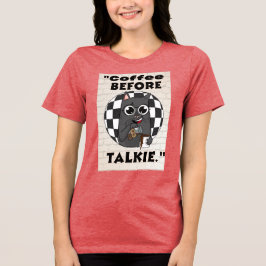 Camiseta citação de café de gatos