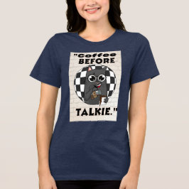 Camiseta citação de café de gatos
