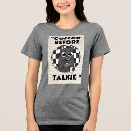 Camiseta citação de café de gatos