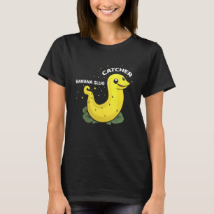 Camiseta Citação de Capturador de Lesma de Banana para Capt