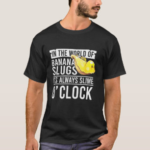Camiseta Citação de Caramujo de Banana para Caçador de Cara