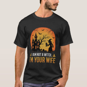 Camiseta Citação de Casa Assombrada da Bruxa do Halloween