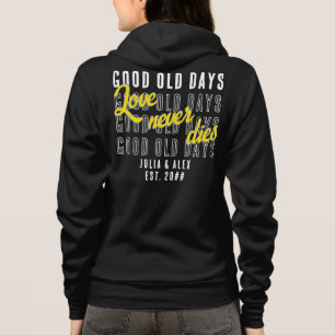 Camiseta Citação de Casamento de Aniversário de Casal Amor