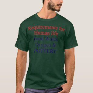 Camiseta Citação de cerâmica engraçada para amante de cerâm