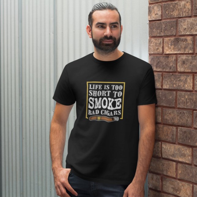 Camiseta Citação de Charutos Sarcásticos Engraçado (funny sarcastic cigar smoker t shirt)