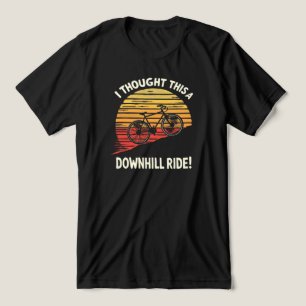 Camiseta Citação de Ciclismo Encantada Encantada para Fora