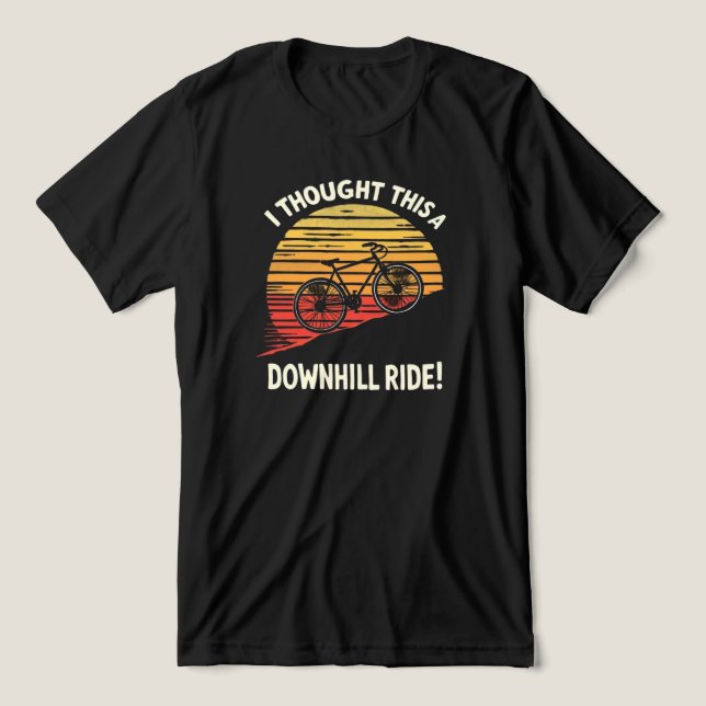 Camiseta Citação de Ciclismo Encantada Encantada para Fora  (Design frontal)