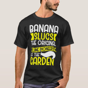 Camiseta Citação de Coleta de Caracol Banana para Caçador d