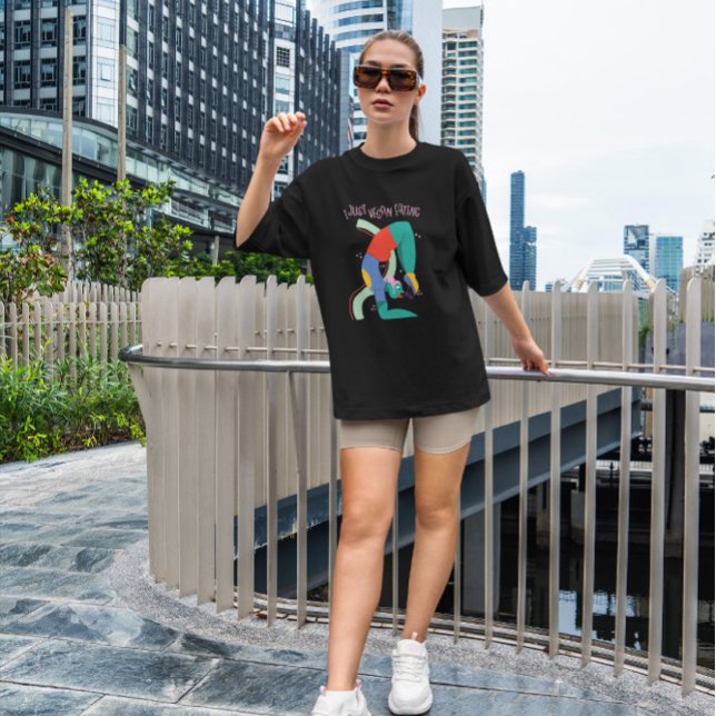Camiseta Citação de Comida de Vegan (Criador carregado)