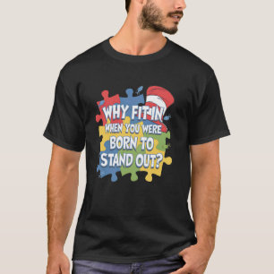 Camiseta Citação de Conscientização do Autismo