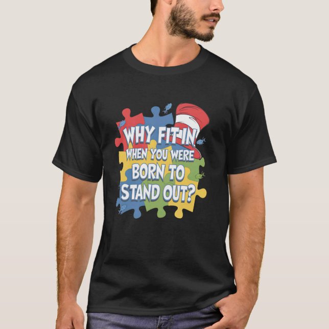 Camiseta Citação de Conscientização do Autismo (Frente)