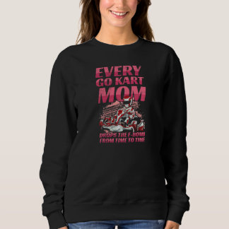Camiseta Citação de corrida de kart feminino para uma mãe d