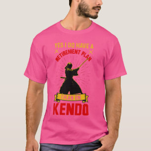 Camiseta Citação de Design de Arte Marcial Japonesa Kendo 2